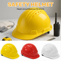 Safety Helmet Hard Hat with Vent Holes Adjustable Shockproof for Construction - White - view 2