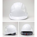 Safety Helmet Hard Hat with Vent Holes Adjustable Shockproof for Construction - White - view 5