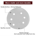 Sanding Discs 123 mm with Hook-And-Loop Backing - 120 Grit, 6 Holes, Pack of 100 - view 5