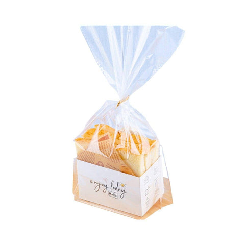 Sandwich Packaging Sets, Pack of 100 - Enjoy Today, Large (13 x 7.5 x 7 cm)