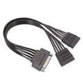 SATA Power Splitter Cable 15 Pin, 1 Male to 2 Female for HDD and SSD - view 3