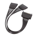 SATA Power Splitter Cable 15 Pin, 1 Male to 2 Female for HDD and SSD - view 4