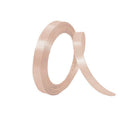 Satin Hair Ribbon - Extra Small (10mm x 1m), Light Peach