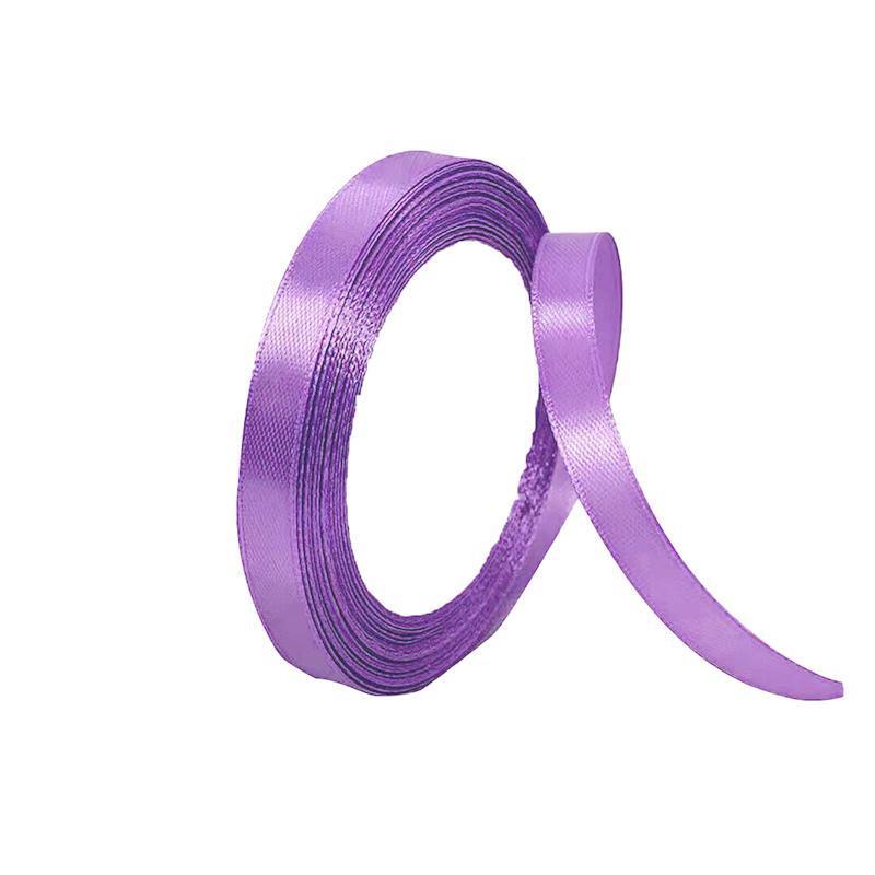 Satin Hair Ribbon - Extra Small (10mm x 1m), Purple