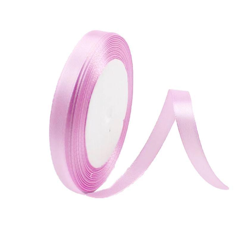 Satin Hair Ribbon for Gifts and Crafts - Extra Small 10mm x 1m, Pink Purple