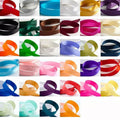 Satin Hair Ribbon for Gifts and Crafts - Extra Small 10mm x 1m, Red Orange - view 3