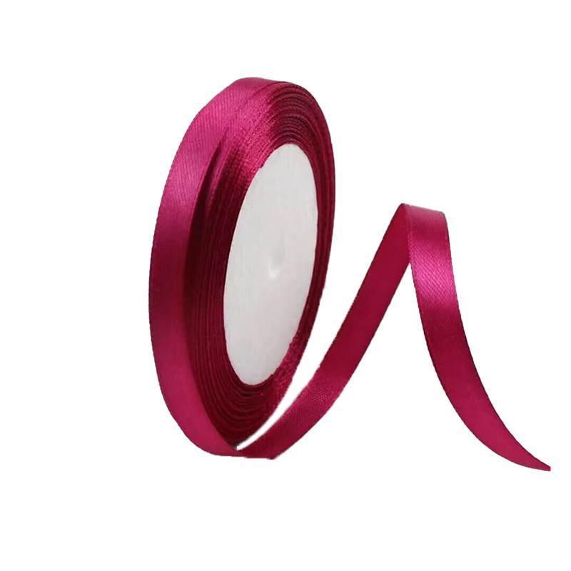 Satin Hair Ribbon for Gifts and Crafts - Small 10mm x 2m, Light Green - view 35