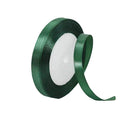 Satin Hair Ribbon - Small (10mm x 2m), Dark Green