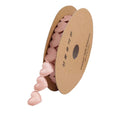 Satin Heart Ribbon 9 Metre Roll for Gifts and Crafts - Dusty Pink