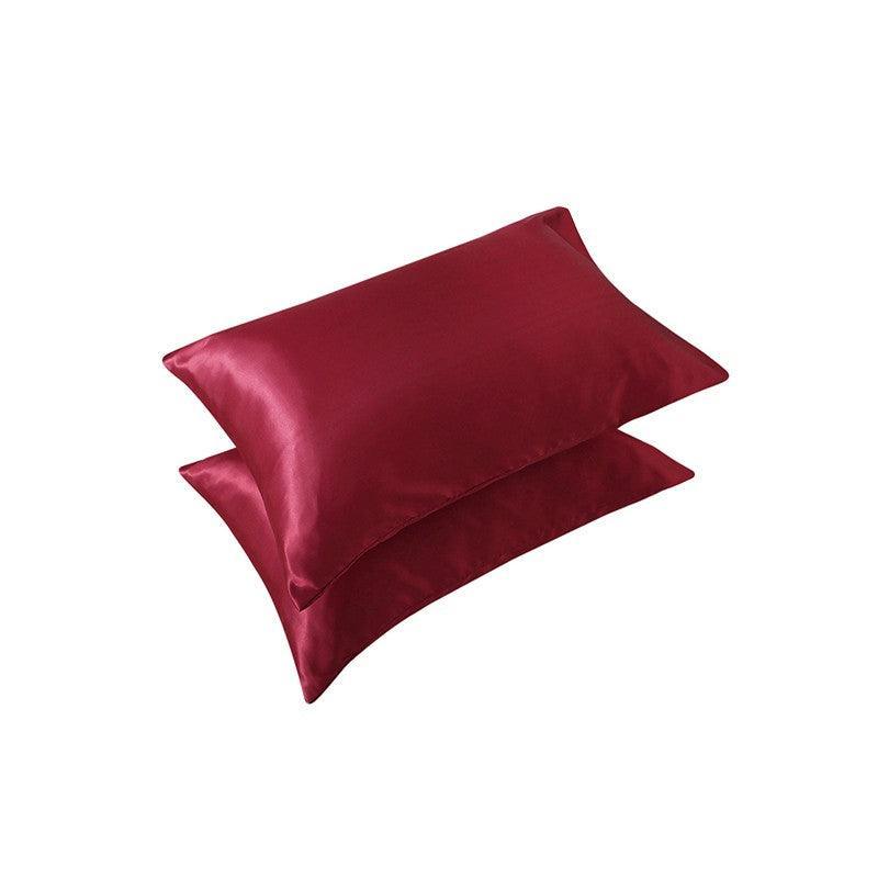 Satin Pillowcases 51 x 76 cm, Pack of 2 - Red