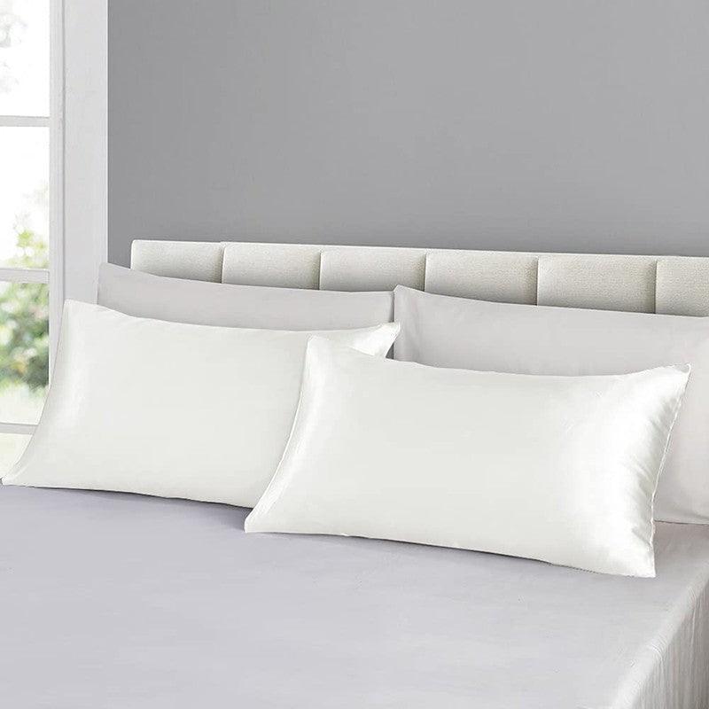 Satin Pillowcases 51 x 76 cm, Pack of 2 - Red - view 4