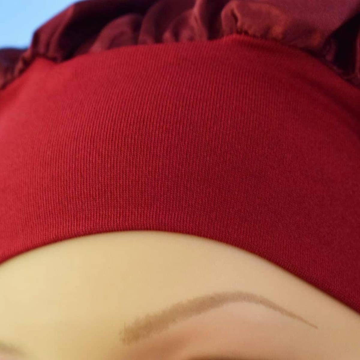 Satin Sleeping Bonnet Hair Wrap Cap for Women - Beige - view 5