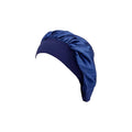 Satin Sleeping Bonnet Hair Wrap Cap for Women - Navy
