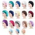 Satin Sleeping Bonnet Hair Wrap Cap for Women - Skin Pink - view 3