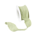 Scalloped Edge Ribbon Set, 10 Rolls - Sage Green