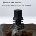 Screw Cap Spout Liquid Pouches - Black, 100 Pack - view 5