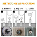 Screw Extractor Set of 6, Broken Bolt Remover for Damaged and Stripped Screws - view 4