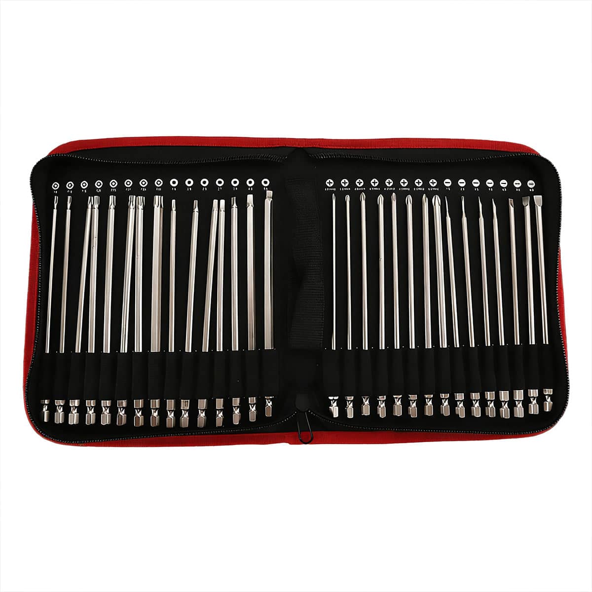 Screwdriver Bit Set 150 mm Long, Power Tool Accessory Kit - Pack of 30 - view 2