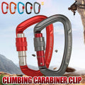 Screwgate Locking Carabiner, Aluminium, 25 kN - Orange - view 2