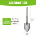 SDS MAX Spade Chisel Bit Semicircle Shovel for Concrete Digging - view 3