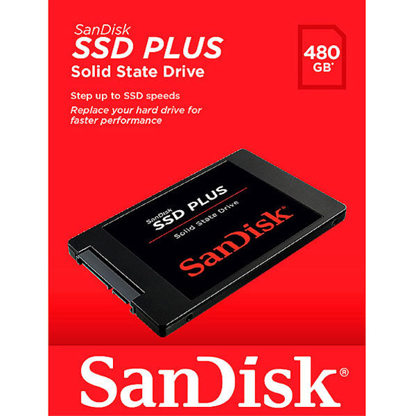 SanDisk SSD Plus 480GB 2.5 Inch SATA III SSD