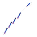 Sea Fishing Lure with UV Glow Effect, 15 cm - Blue and Pink