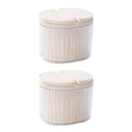 Sealed Storage Containers with Flip Lids and Drain Baskets - Set of 2 - view 2