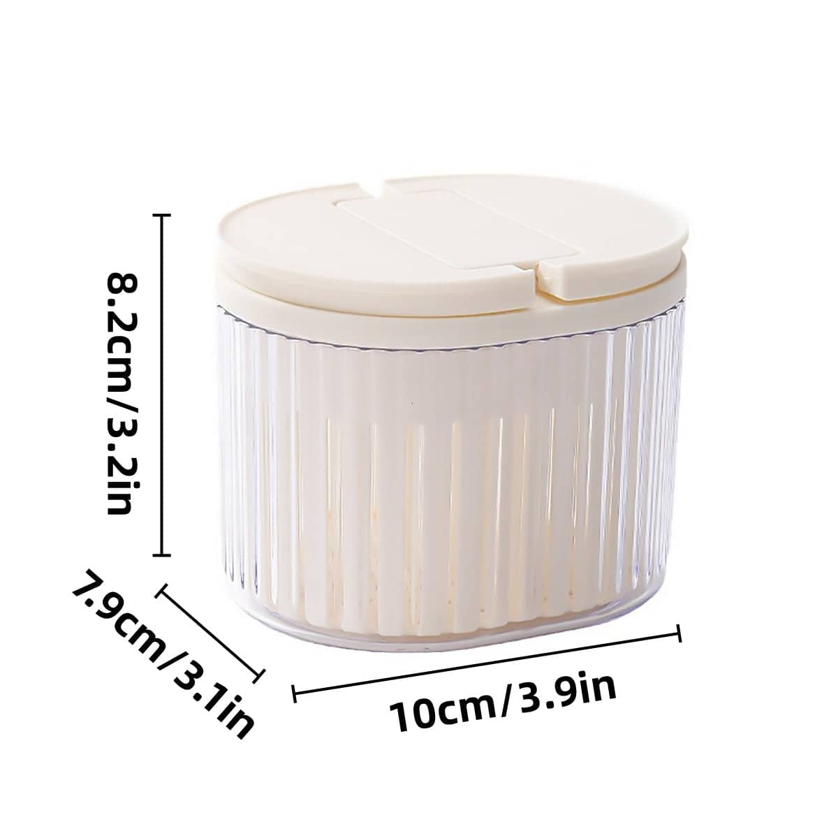 Sealed Storage Containers with Flip Lids and Drain Baskets - Set of 2 - view 3