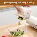 Sealed Storage Containers with Flip Lids and Drain Baskets - Set of 2 - view 4