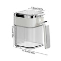 Seasoning Spice Jars with Airtight Lids, Set of 2 - White - view 4