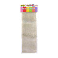 Self-Adhesive Acrylic Rhinestone Stickers, 6 mm, Pack of 504 - Silver