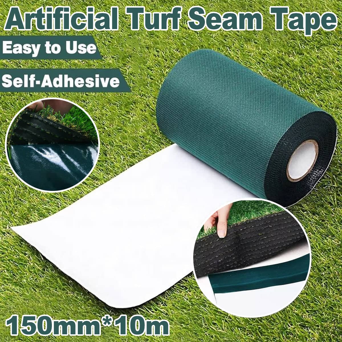 Self-Adhesive Artificial Grass Joining Tape 15 cm x 10 m, Single Roll