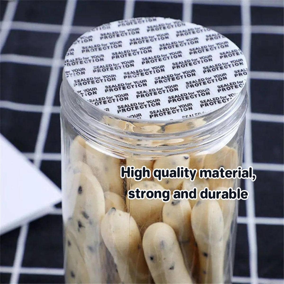Self Adhesive Bottle Cap Sealing Liners, Pack of 200 - 2 cm - view 5