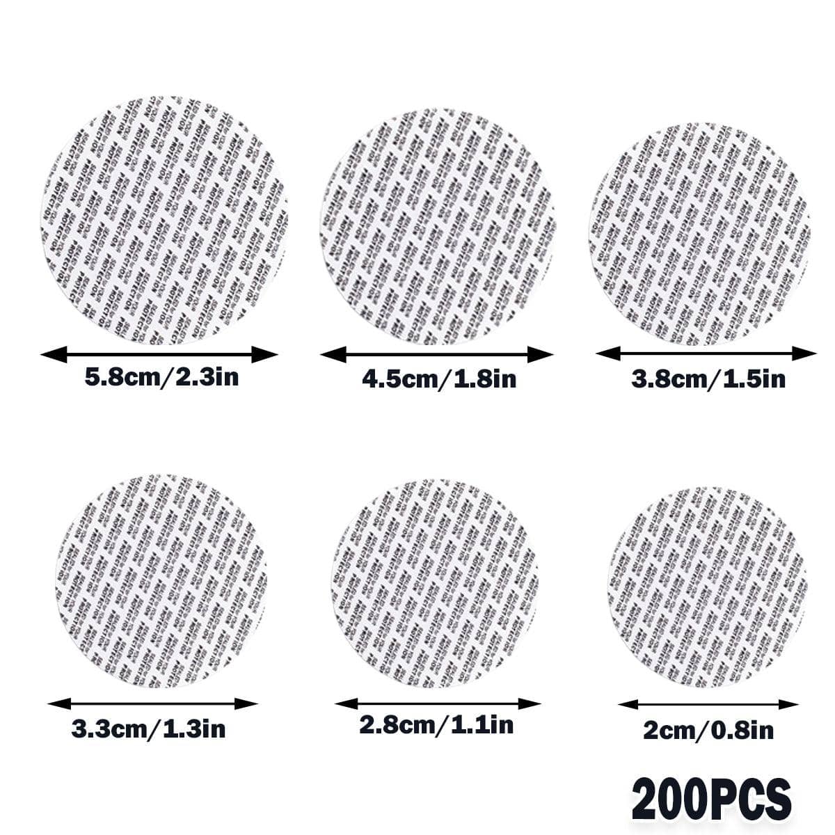 Self Adhesive Bottle Cap Sealing Liners, Pack of 200 - 3.8 cm - view 4