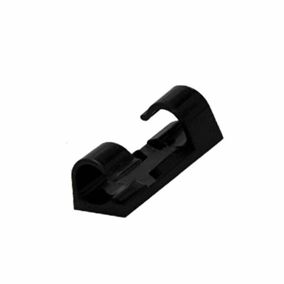 Self-Adhesive Cable Clips Cable Management Holder - Black, Pack of 12
