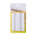 Self-Adhesive Cable Clips Cord Organiser - Large Size, White, 16 Pieces