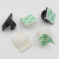 Self-Adhesive Cable Clips Wire Tie Holder, Pack of 100 - Black - view 4
