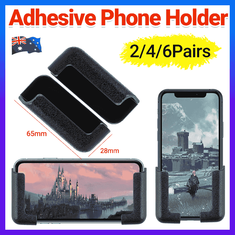 Self Adhesive Car Dashboard Phone Holder, Adjustable Width - 6 Pairs - view 2