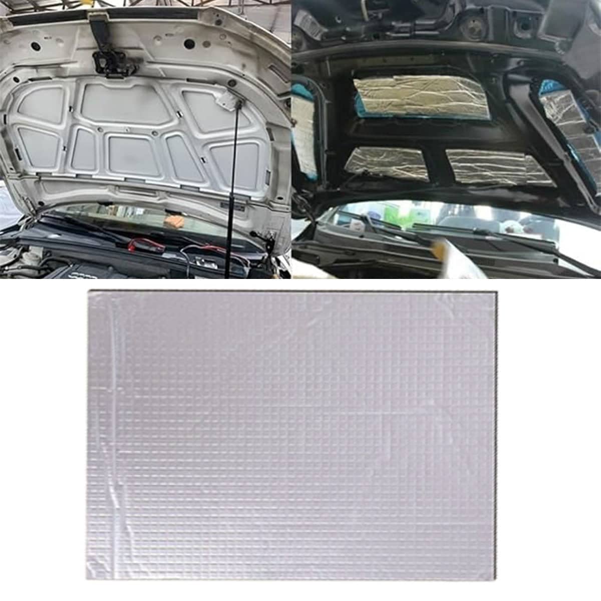 Self-Adhesive Car Sound Insulation Pad 25 x 18 cm with Aluminium Foil - view 4