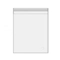 Self-Adhesive Clear OPP Cellophane Bags with Air Hole - 28 x 38 cm with 4 cm Flap, Pack of 100