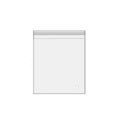 Self-Adhesive Clear OPP Cellophane Bags with Air Hole - 8 x 10 cm with 3 cm Flap, Pack of 100
