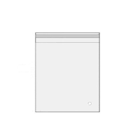 Self-Adhesive Clear OPP Cellophane Bags with Air Hole - 9 x 13 cm with 3 cm Flap, Pack of 100