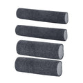 Self-Adhesive Cylindrical Cat Scratcher Pads for Cat Tree Post - Dark Grey, Pack of 4