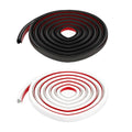 Self Adhesive Door and Window Seal Strip 6 m Windproof Soundproof Dustproof - Black - view 3
