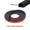 Self Adhesive Door and Window Sealing Strip, 6 m for Soundproof, Dustproof and Windproof Use - view 3