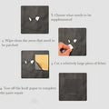 Self Adhesive Faux Leather Repair Patches, 20 x 30 cm, Pack of 2 - Dark Brown - view 5