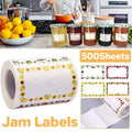 Self Adhesive Food Storage Labels - 3 x 5cm, 500 per Roll
