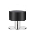 Self-Adhesive Heavy Duty Rubber Door Stopper, No Drilling - Black