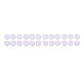 Self-Adhesive Hook and Loop Dots - White, 15mm, Pack of 102 Pairs
