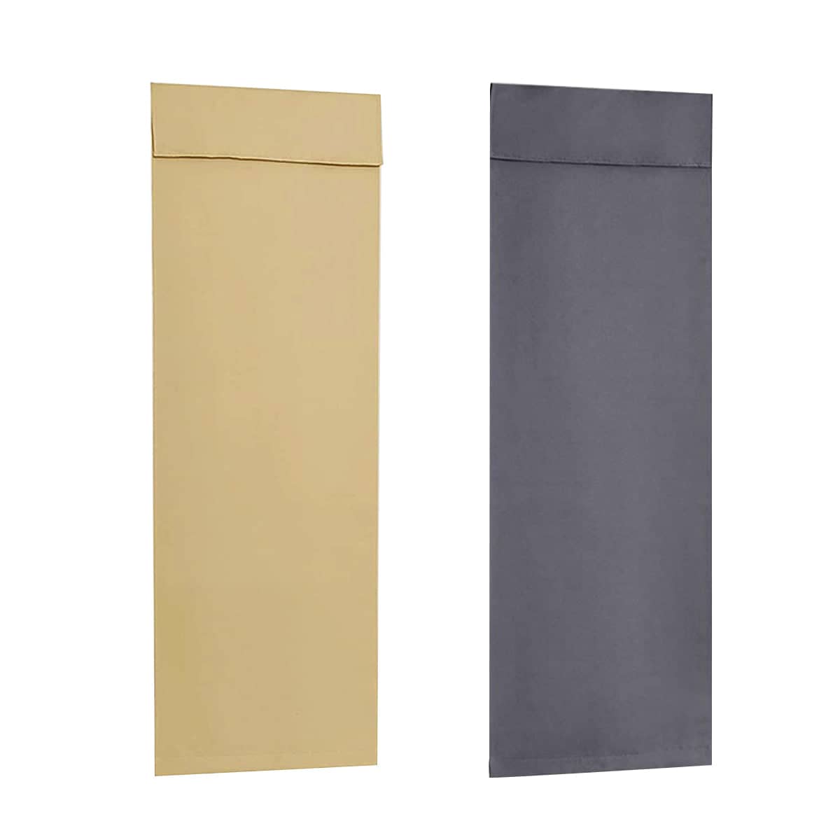 Self-Adhesive Light Blocking Door Curtain 173 x 66 cm - Beige - view 3